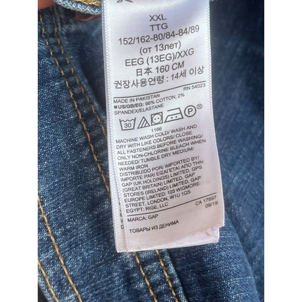 Gap Denim Jacket Girls Juniors XXL Jean 93723 - Picture 5 of 6